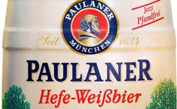 Cerveza Paulaner Hefe Weissbier Shelter Pub Inglés
